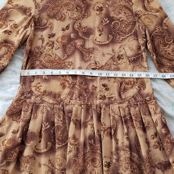 Women Vignette Mini Dress Long Sleeve - Picture 5 of 5